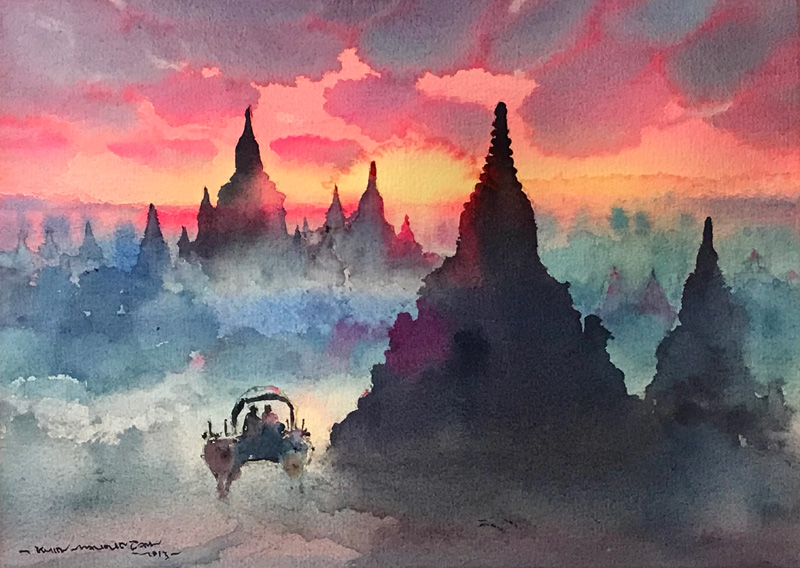 Sunrise in Bagan