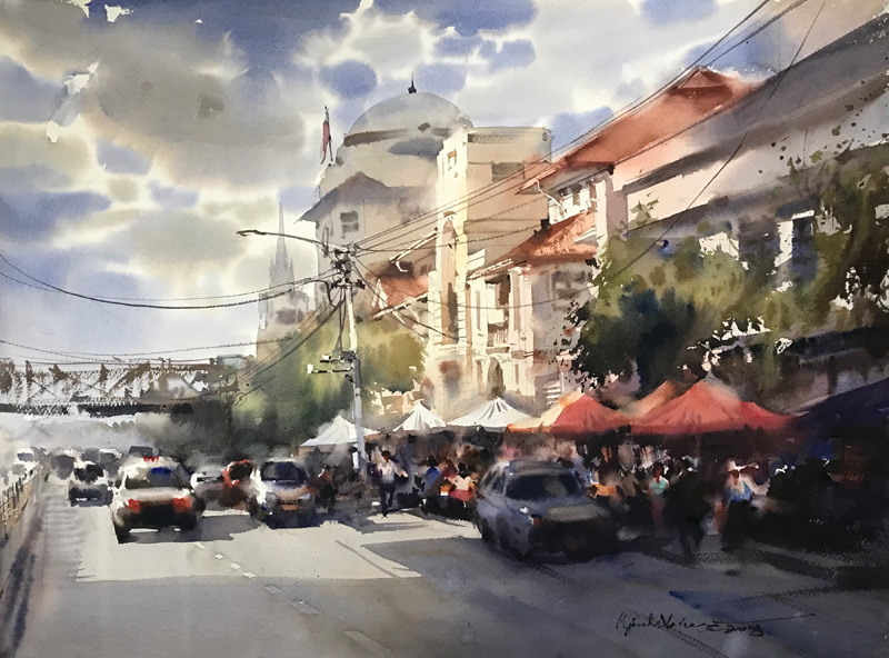 Light at Bogyoke Market