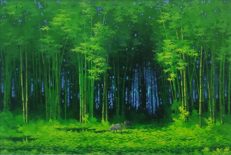 Bamboo Forest in Green (1)
