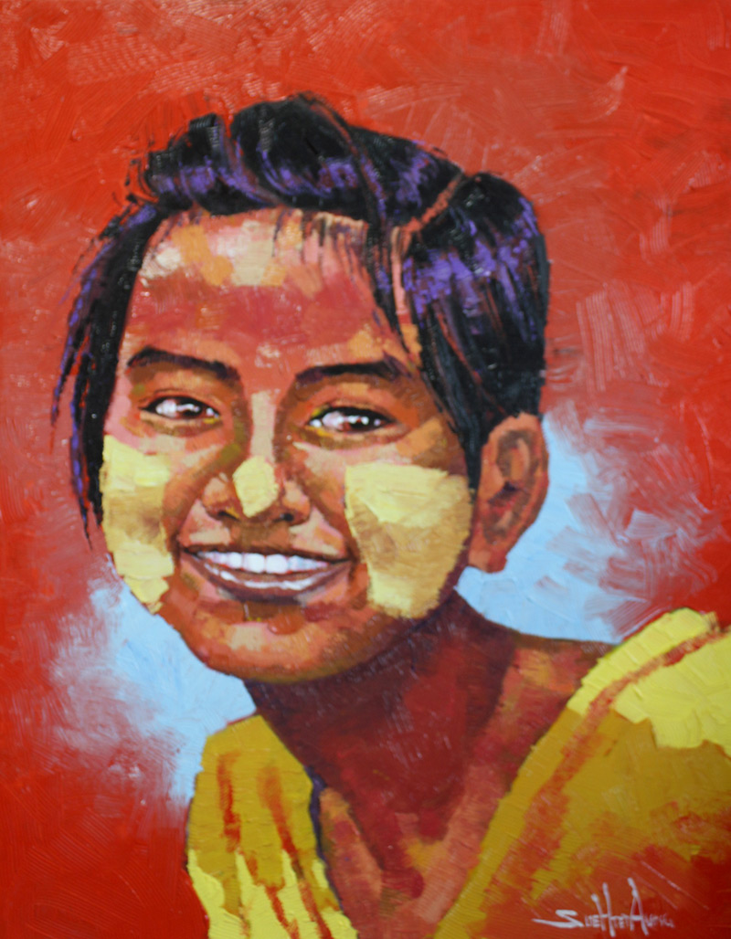 Thanaka Girl 02