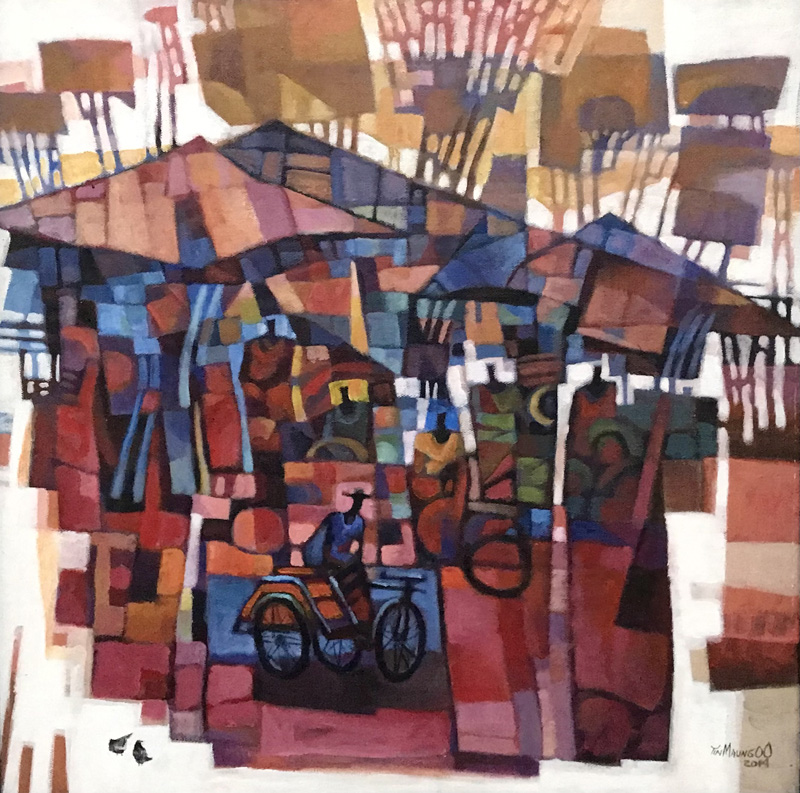 Trishaw in Red 01