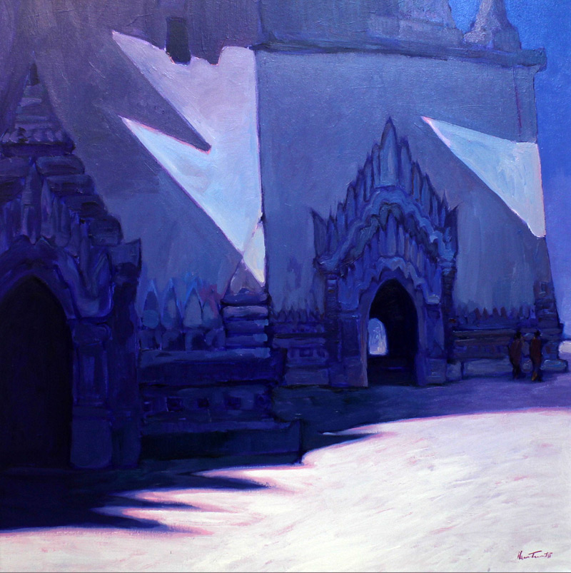 A Corner of Thatbyinnyu Temple 01