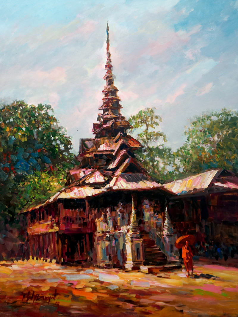 Monastery at Countryside